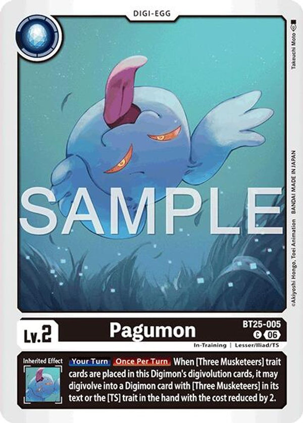Pagumon - BT25-005 - Common (Pre-Order)