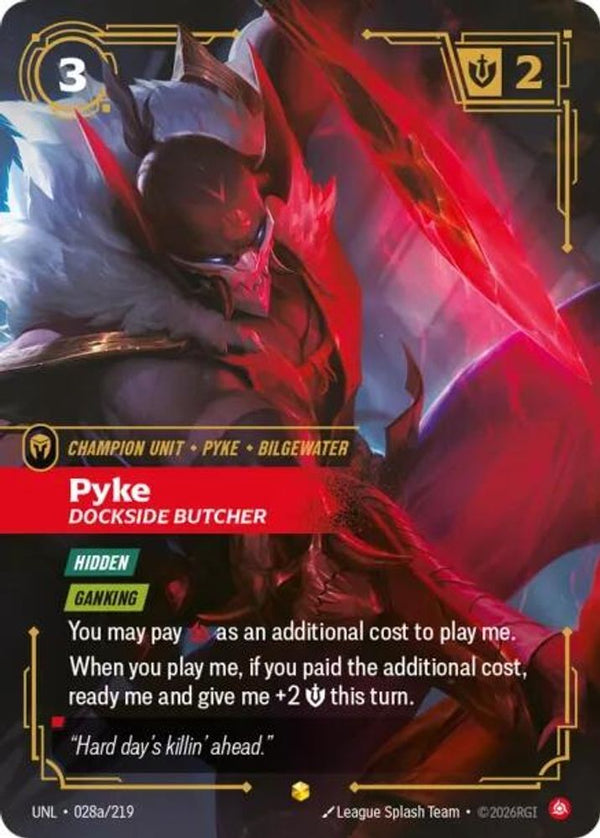 Pyke - Dockside Butcher (Alternate Art) - 028a/219 - Showcase