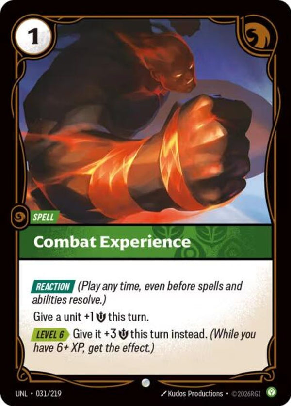 Combat Experience - 031/219 - Common