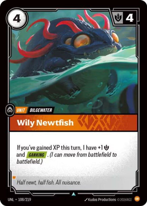 Wily Newtfish - 108/219 - Uncommon