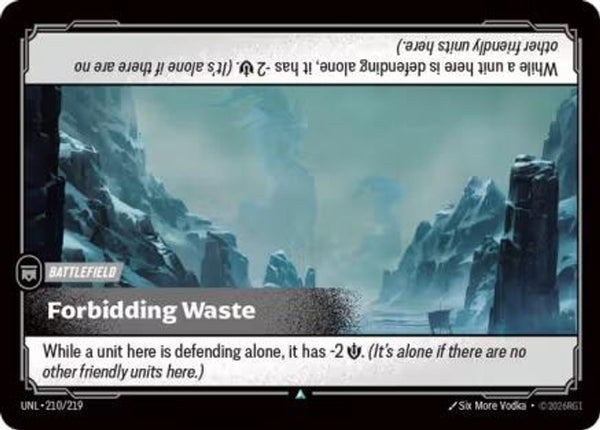 Forbidding Waste - 210/219 - Uncommon