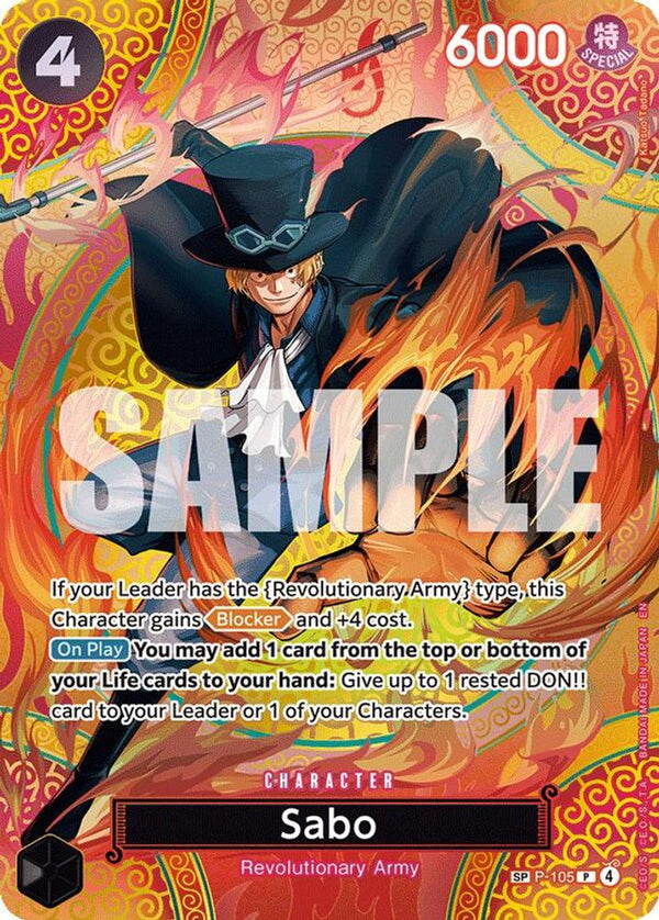 Sabo (P-105) (OP15-EB04 Special) - P-105 - Promo