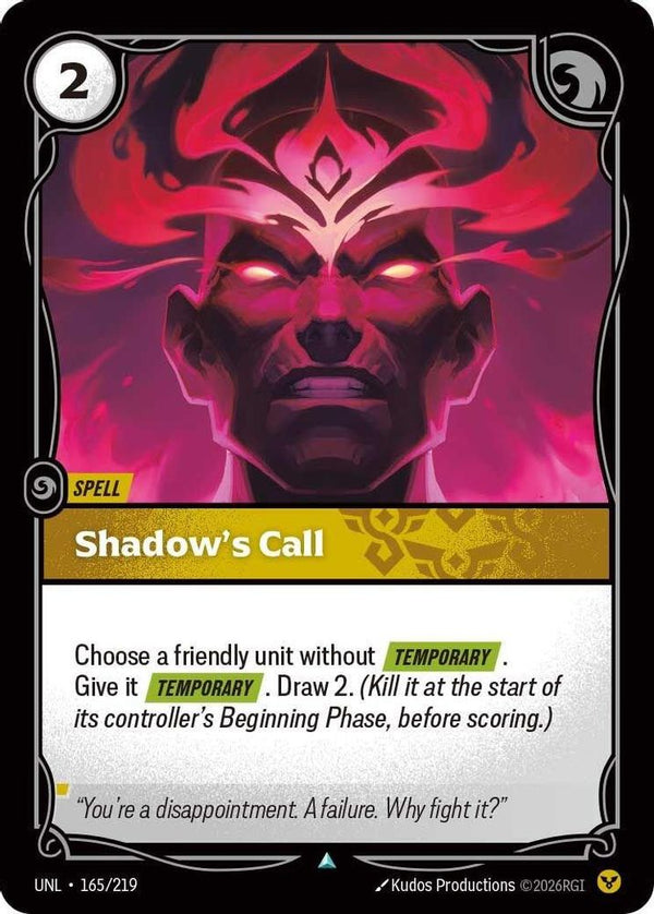 Shadow's Call - 165/219 - Uncommon