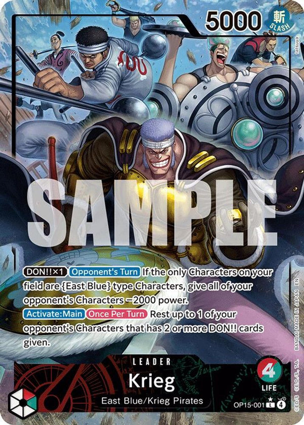 Krieg (OP15-001) (Alternate Art) - OP15-001 - Leader