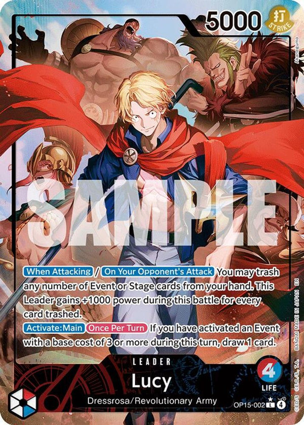 Lucy (Alternate Art) - OP15-002 - Leader