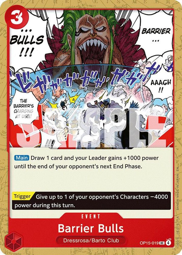 Barrier Bulls - OP15-019 - Uncommon