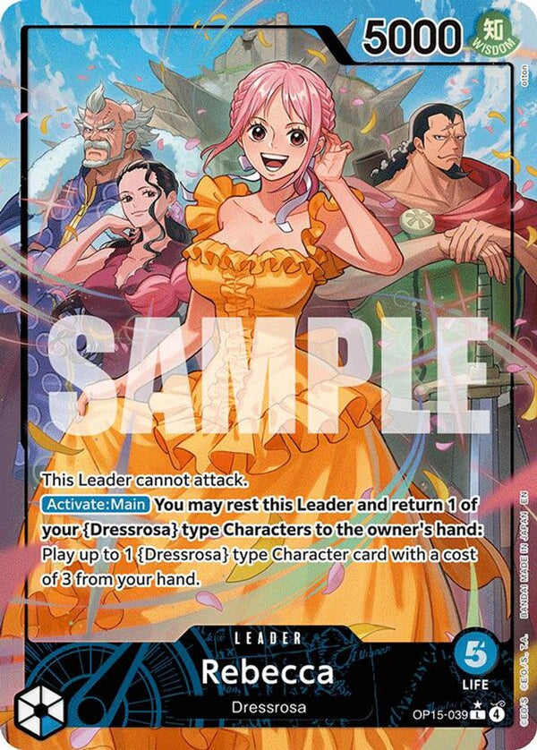 Rebecca (OP15-039) (Alternate Art) - OP15-039 - Leader