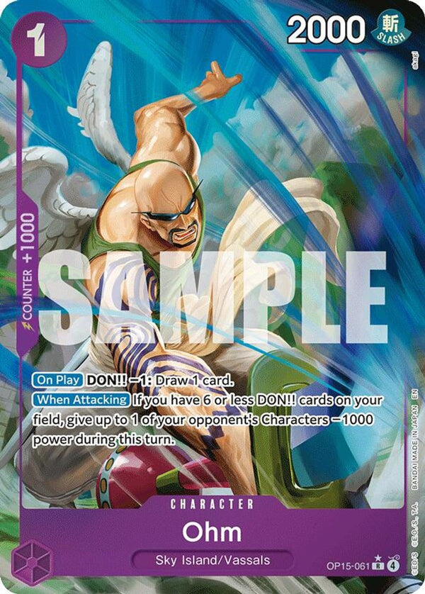 Ohm (Alternate Art) - OP15-061 - Rare