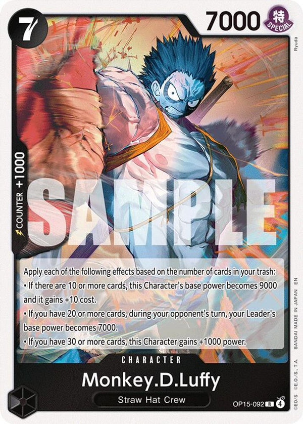 Monkey.D.Luffy (OP15-092) - OP15-092 - Rare