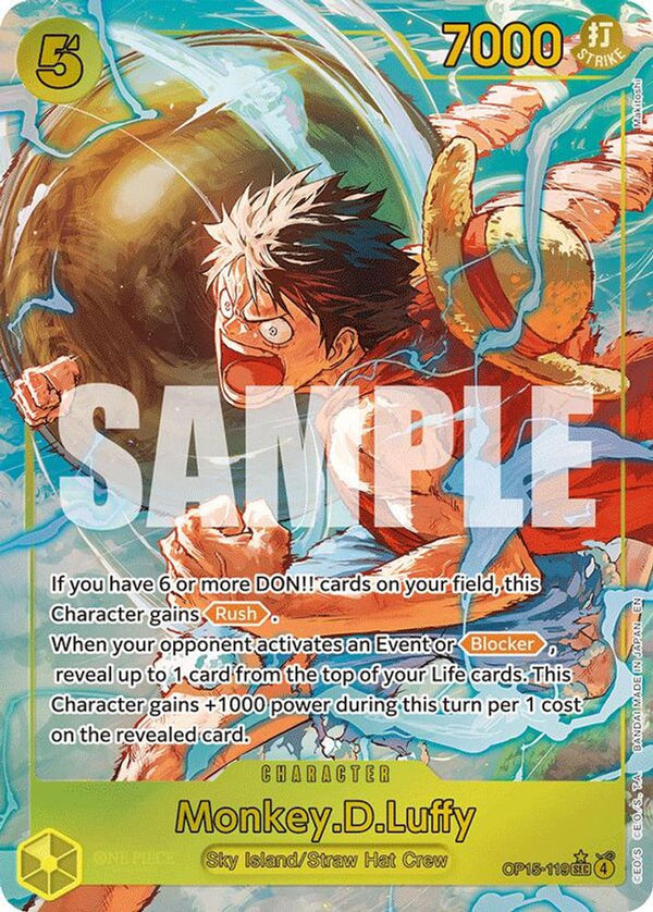 Monkey.D.Luffy (OP15-119) (Alternate Art) - OP15-119 - Secret Rare