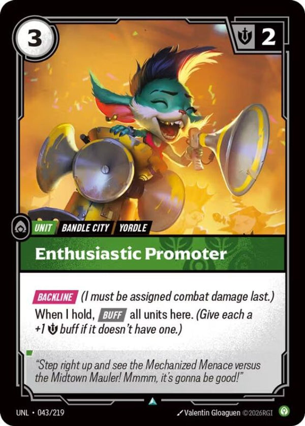 Enthusiastic Promoter - 043/219 - Uncommon