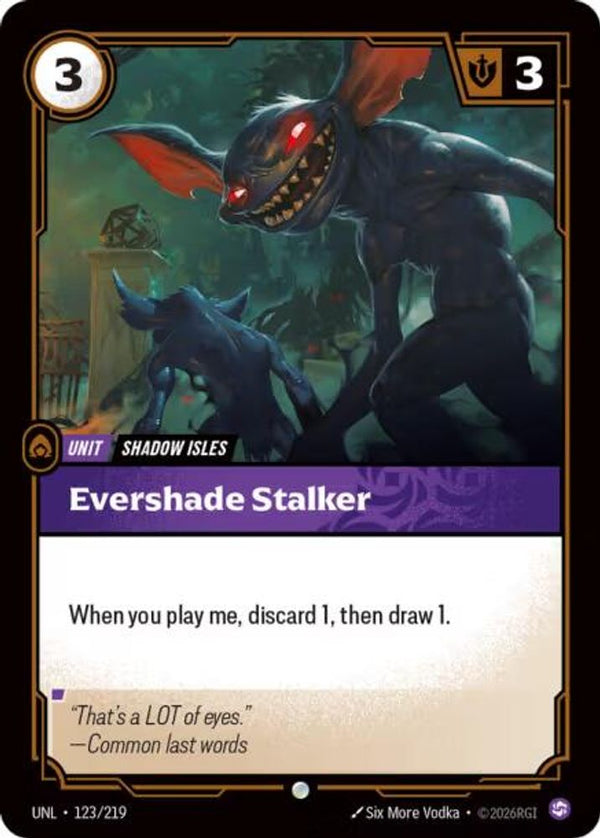Evershade Stalker - 123/219 - Common