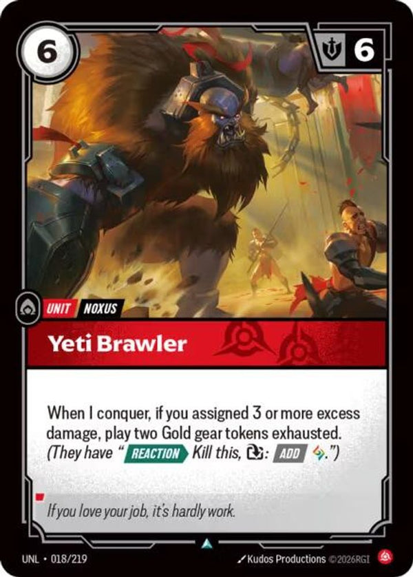 Yeti Brawler - 018/219 - Uncommon