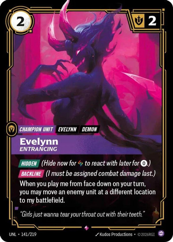 Evelynn - Entrancing - 141/219 - Rare