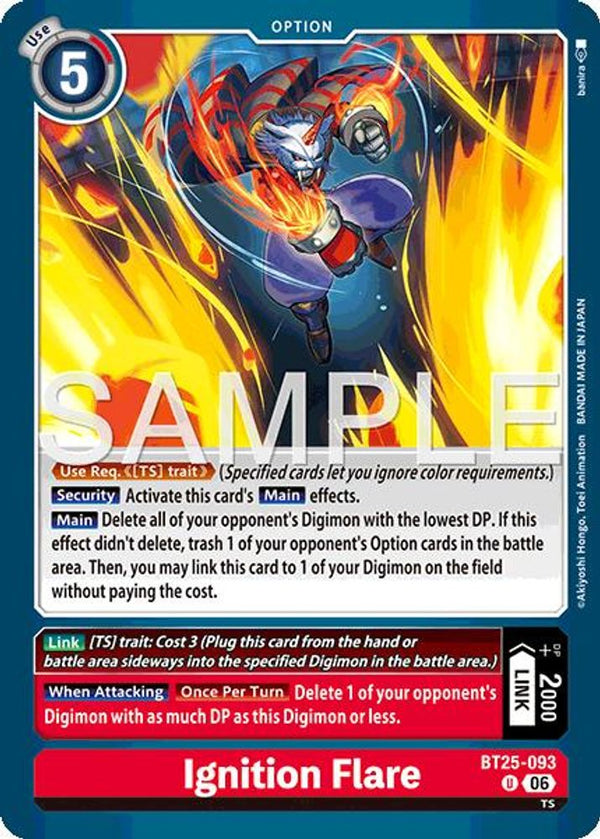 Ignition Flare - BT25-093 - Uncommon (Pre-Order)
