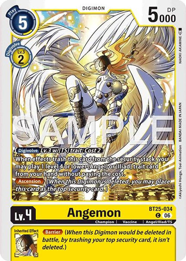 Angemon - BT25-034 - Common (Pre-Order)