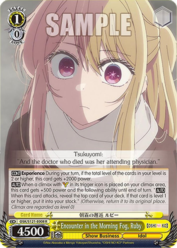 Encounter in the Morning Fog, Ruby - OSK/S121-E008R - Rare