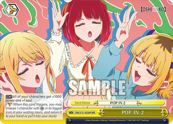 POP IN 2 (RRR) - OSK/S121-E026RRRR - Triple Rare