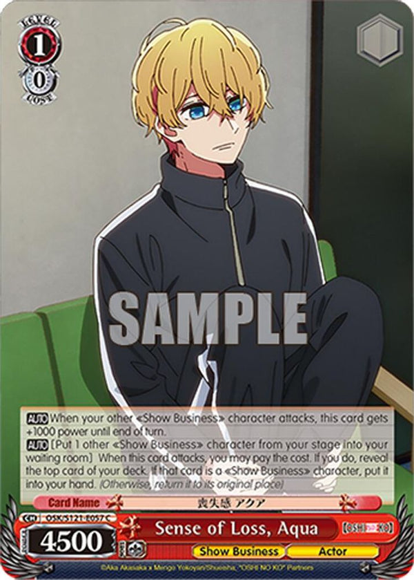 Sense of Loss, Aqua - OSK/S121-E057C - Common
