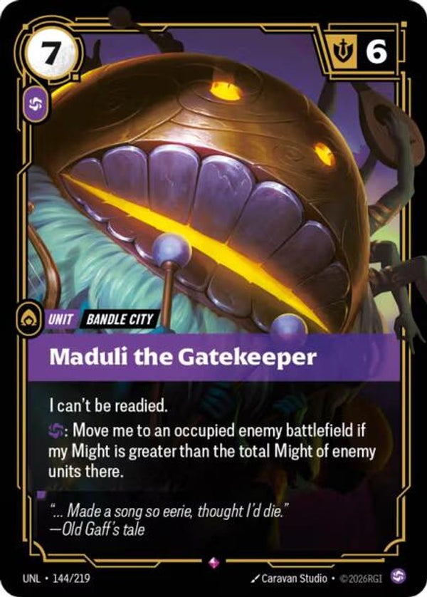 Maduli the Gatekeeper - 144/219 - Rare