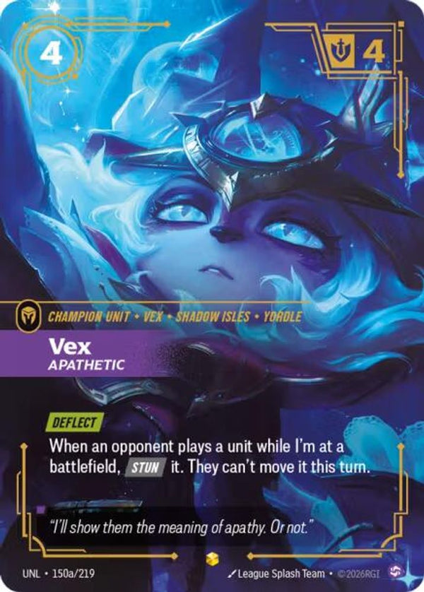 Vex - Apathetic (Alternate Art) - 150a/219 - Showcase