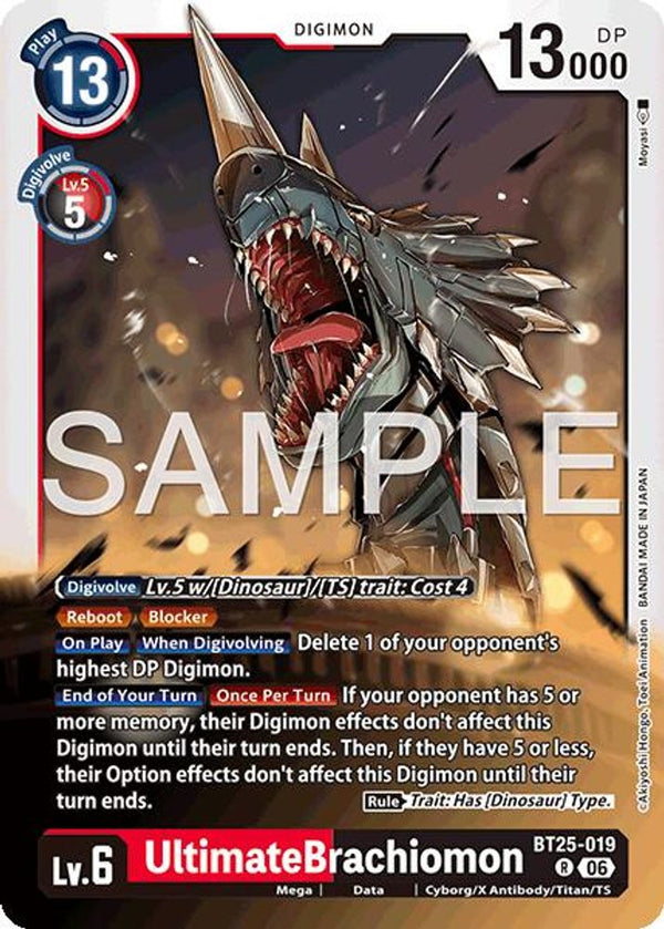 UltimateBrachiomon - BT25-019 - Rare