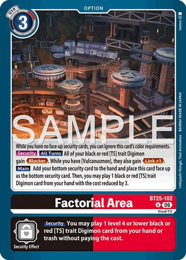 Factorial Area - BT25-102 - Uncommon