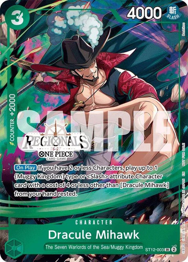 Dracule Mihawk (Regional Participation Pack 2026 Vol.1) - ST12-003 - Promo
