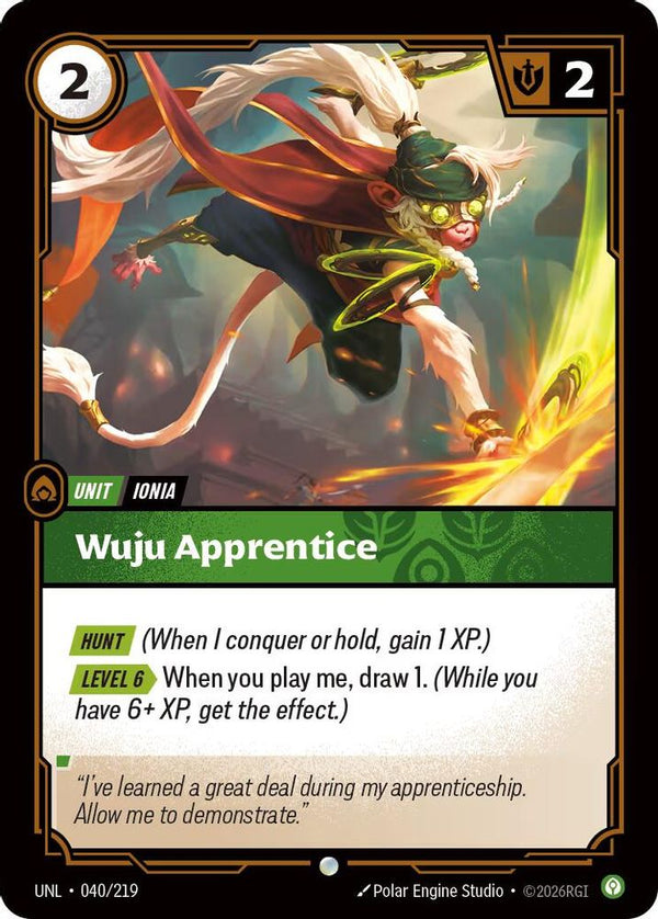Wuju Apprentice - 040/219 - Common