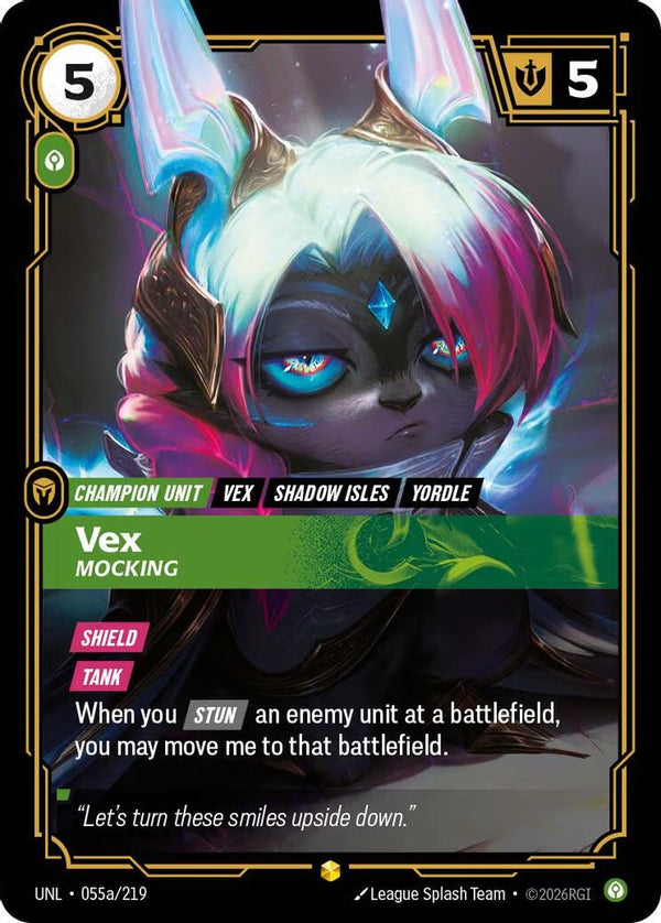 Vex - Mocking (Alternate Art) - 055a/219 - Showcase