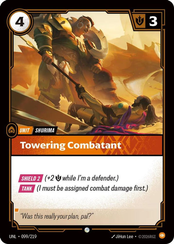 Towering Combatant - 099/219 - Common