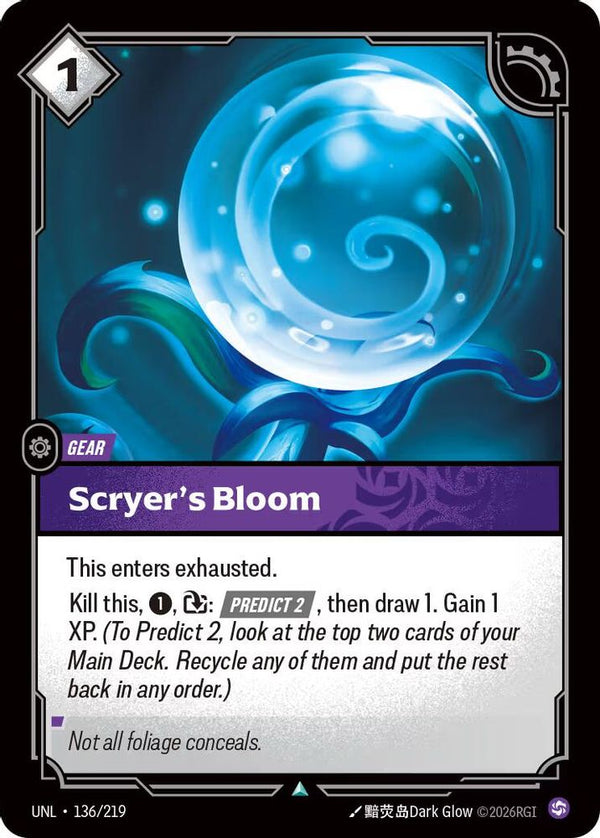 Scryer's Bloom - 136/219 - Uncommon