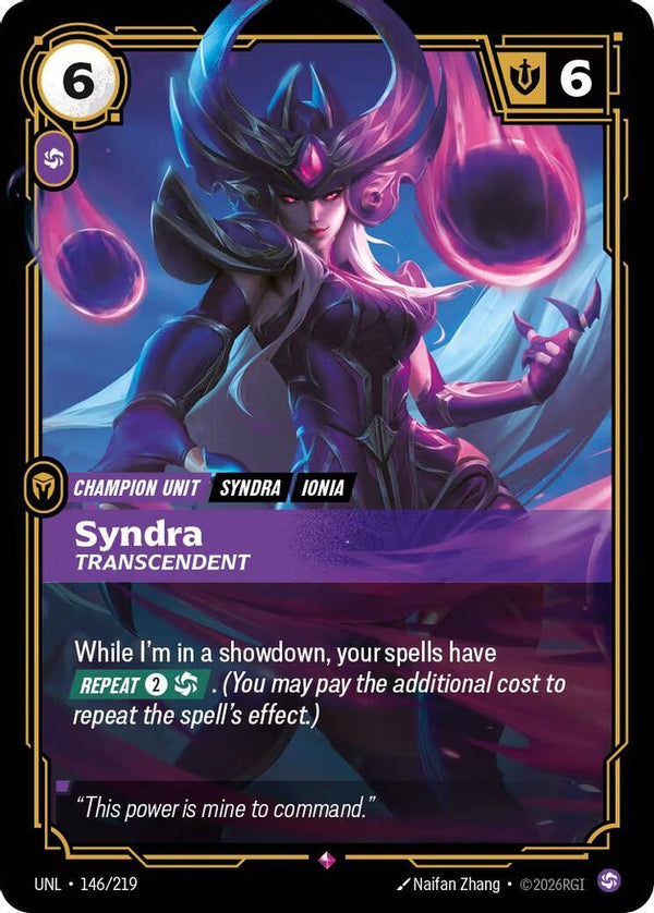 Syndra - Transcendent - 146/219 - Rare