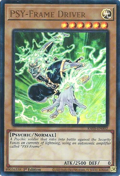 PSY-Frame Driver (Ultra Rare) - RA05-EN002 - Ultra Rare - 1st Edition