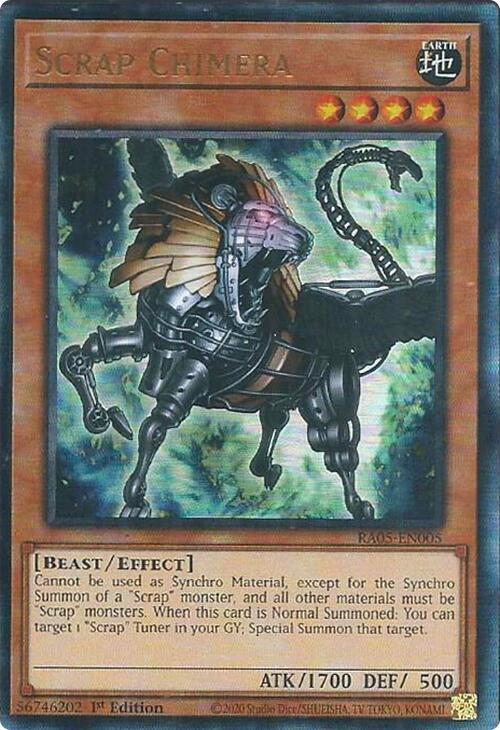 Scrap Chimera (PUR) - RA05-EN005 - Prismatic Ultimate Rare - 1st Edition