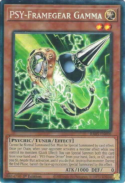 PSY-Framegear Gamma (Collector's Rare) - RA05-EN006 - Collector's Rare - 1st Edition