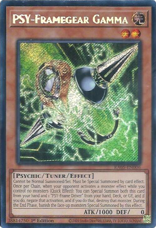PSY-Framegear Gamma (Secret Rare) - RA05-EN006 - Secret Rare - 1st Edition