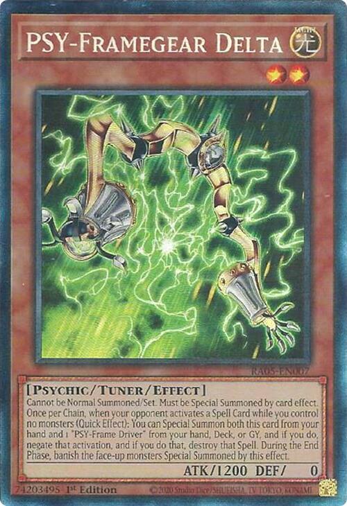 PSY-Framegear Delta (Collector's Rare) - RA05-EN007 - Collector's Rare - 1st Edition