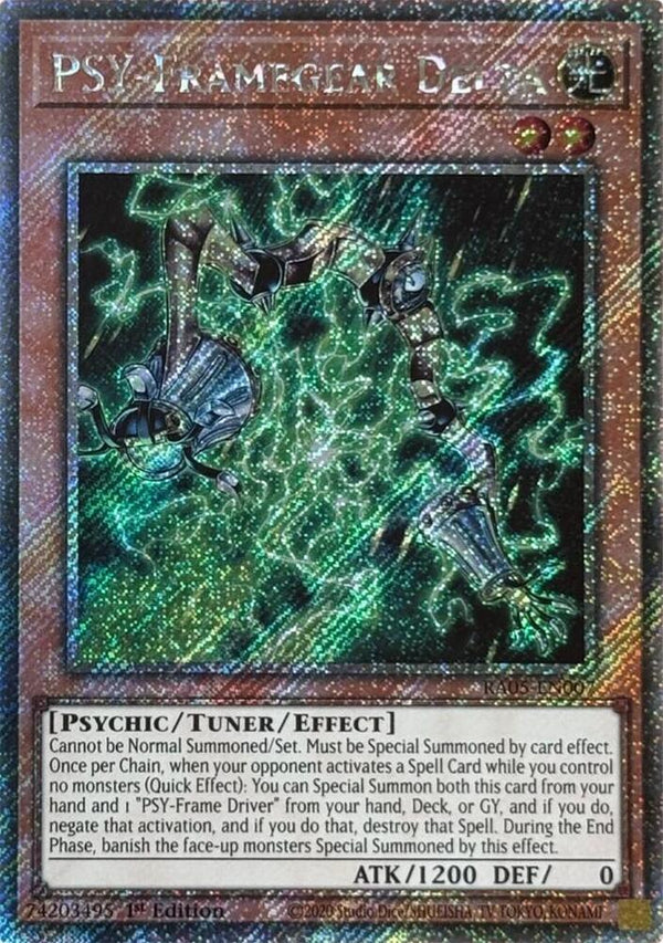 PSY-Framegear Delta (Platinum Secret Rare) - RA05-EN007 - Platinum Secret Rare - 1st Edition
