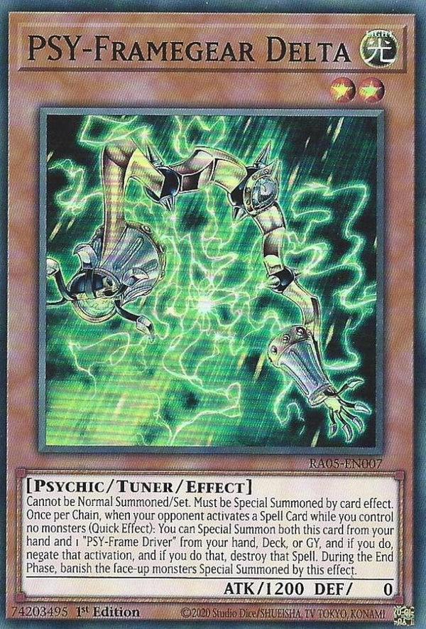 PSY-Framegear Delta - RA05-EN007 - Super Rare - 1st Edition