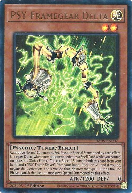 PSY-Framegear Delta (Ultra Rare) - RA05-EN007 - Ultra Rare - 1st Edition