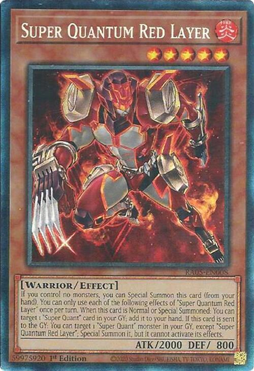 Super Quantum Red Layer (Collector's Rare) - RA05-EN008 - Collector's Rare - 1st Edition