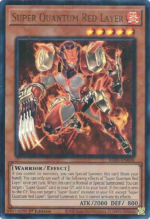 Super Quantum Red Layer (Ultra Rare) - RA05-EN008 - Ultra Rare - 1st Edition