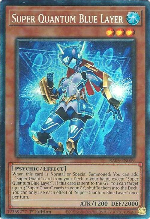 Super Quantum Blue Layer (Collector's Rare) - RA05-EN009 - Collector's Rare - 1st Edition