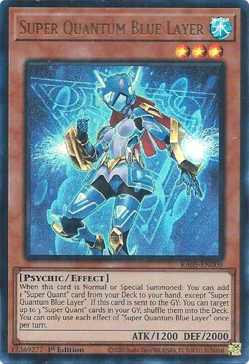 Super Quantum Blue Layer (Ultra Rare) - RA05-EN009 - Ultra Rare - 1st Edition