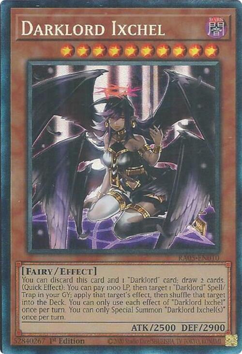 Darklord Ixchel (PCR) - RA05-EN010 - Prismatic Collector's Rare - 1st Edition