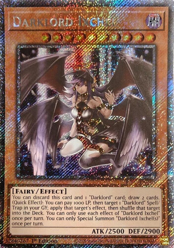 Darklord Ixchel (Platinum Secret Rare) - RA05-EN010 - Platinum Secret Rare - 1st Edition