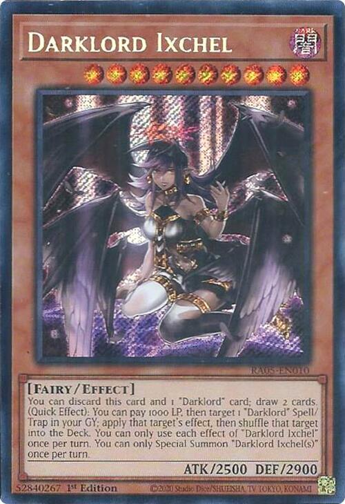 Darklord Ixchel (Secret Rare) - RA05-EN010 - Secret Rare - 1st Edition