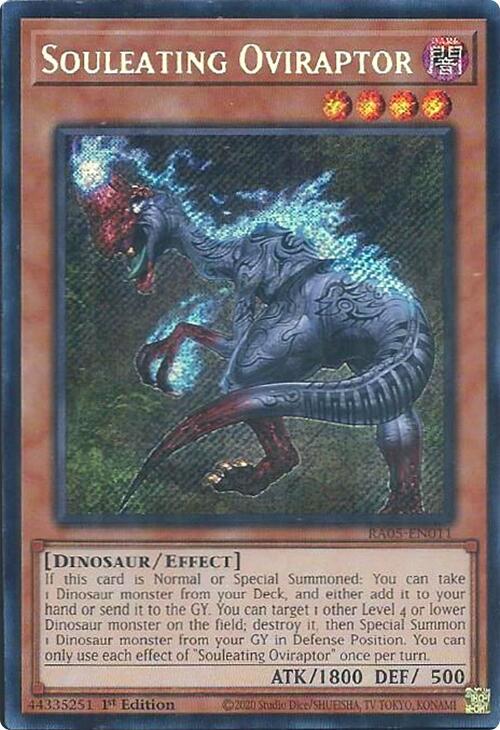 Souleating Oviraptor (Secret Rare) - RA05-EN011 - Secret Rare - 1st Edition