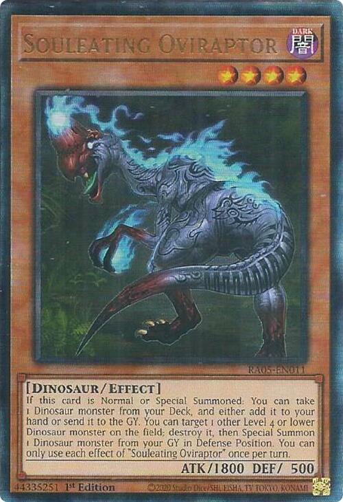 Souleating Oviraptor (PUR) - RA05-EN011 - Prismatic Ultimate Rare - 1st Edition